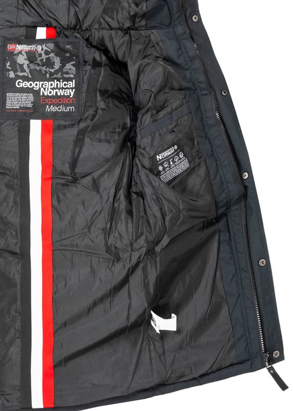 Geographical Norway Albert Men - Parka Ciepła męska Na Jesień-Zima - Płaszcz Mężczyźni - Dla Mężczyzn
