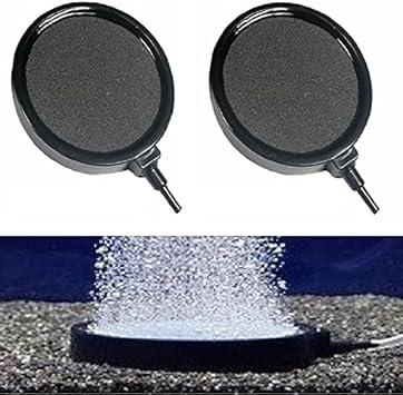 Amazon Deepa エアーストーン エアストーン 2個セット 直径11cm 水槽 空気石 気泡ストーン Deepa エアポンプ用アクセサリー 通販