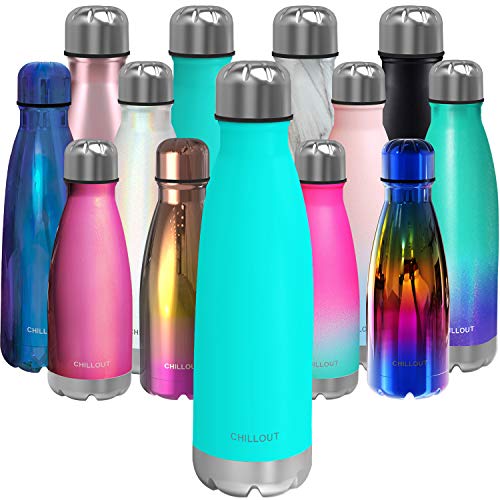 Image of CHILLOUT LIFE 25oz Insulated Stainless Steel Water Bottle, Leak Proof