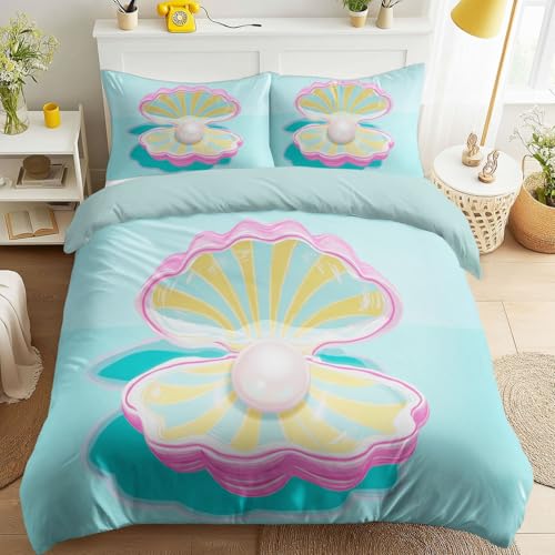 Housse de couette vagues et perles en microfibre douce premium - 2