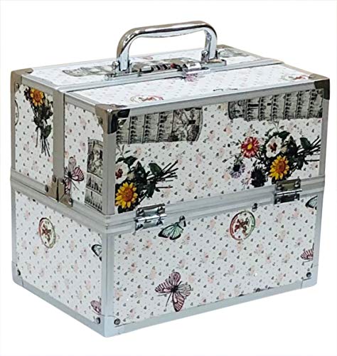 Image of Adson Professional Beauty Make Up Cosmetic Vanity Box /Case (White)