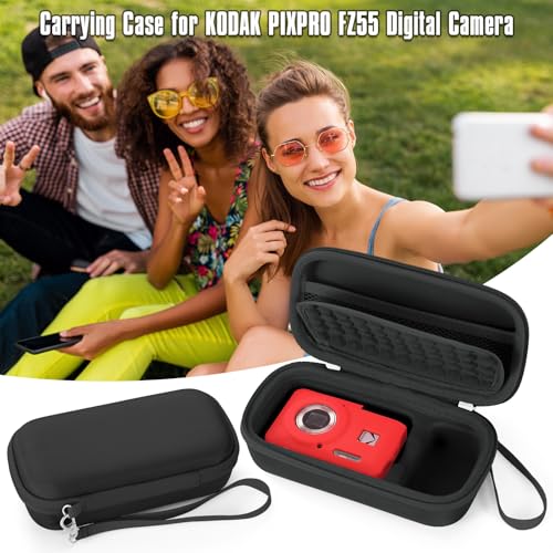 Funda para cámara compatible con KODAK PIXPRO FZ55/FZ45 negro miniatura 5