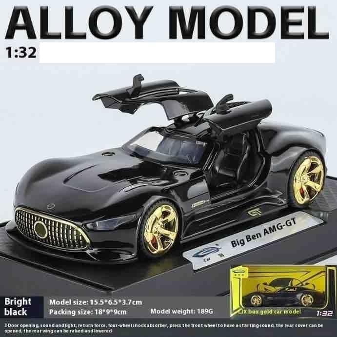 Image of Okean Mercedz Benz Gran Turismo SUV Car Die-Cast Model | Durable Alloy Metal | Pull Back Action Race Car Model | 1:32 Scale Pull Back Toy Birthday Gift for Kids | Openable Doors & Light- Multicolor