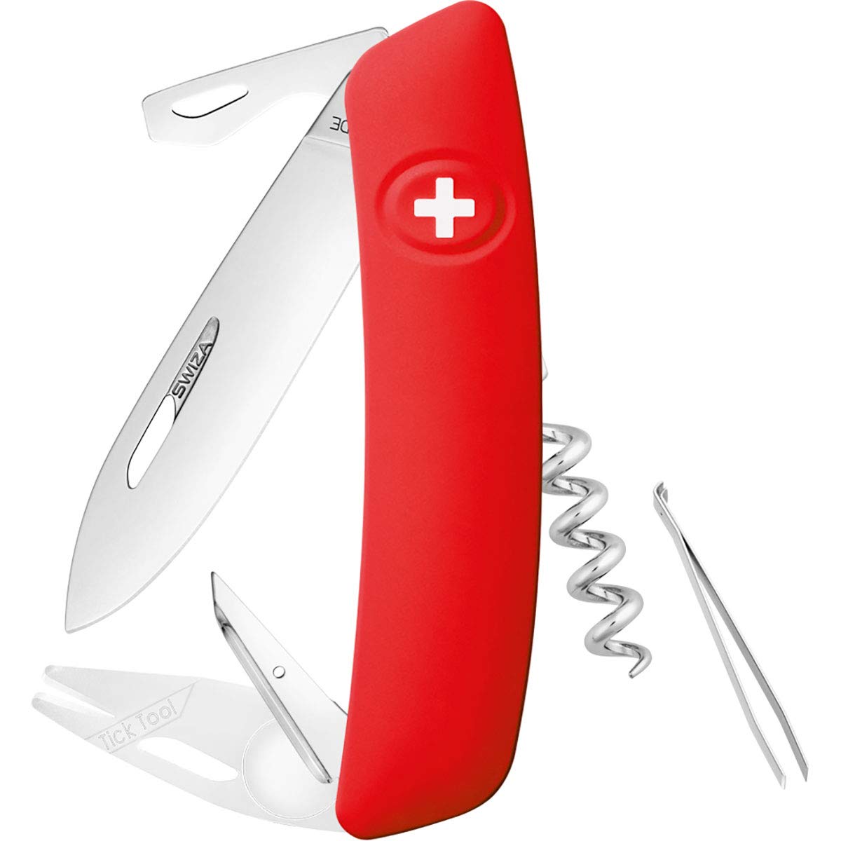 Swiza Tick Tool 03 Taschenmesser - STK - rot