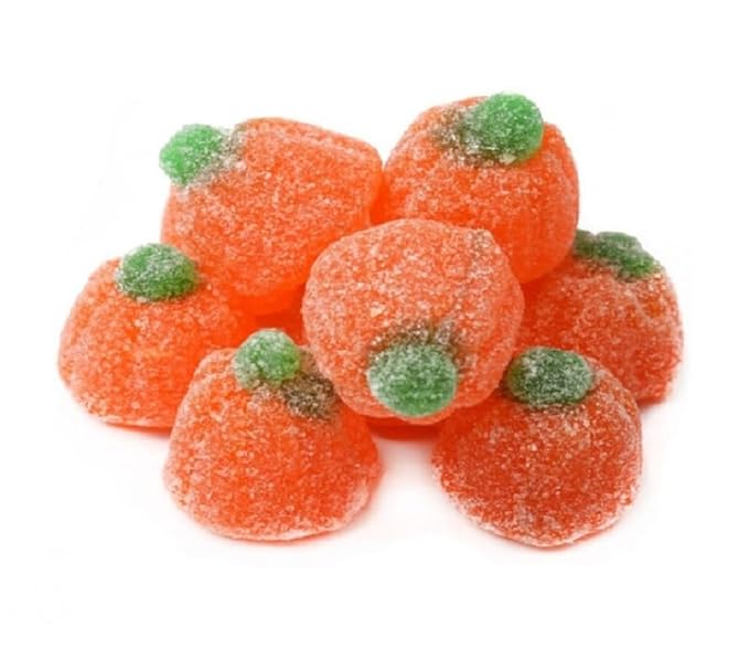 Zachary Fancy Jelly Pumpkin Candy, Orange Flavor, Sugar