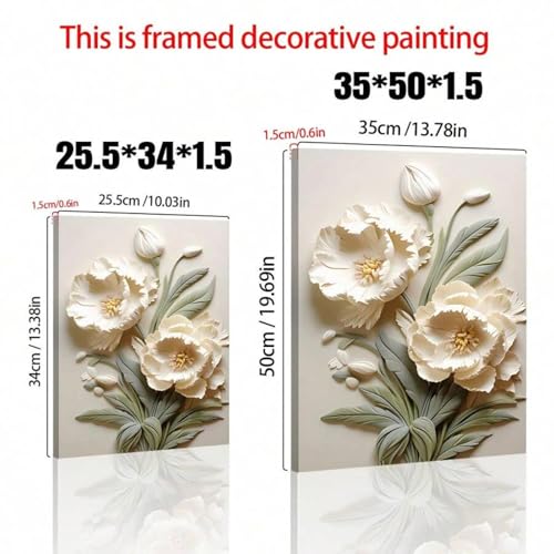 Impression florale abstraite moderne pour habiller un grand mur vide - 5
