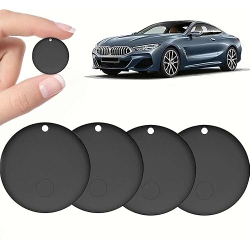 Mini GPS Tracker for Vehicles, Hidden Tracking Device for Vehicles, Car Tracker No Subscription Work with Find My (iOS Only), Vehicle Tracker with Audio for Kids, Dogs, Key, Luggage, Bag (2)