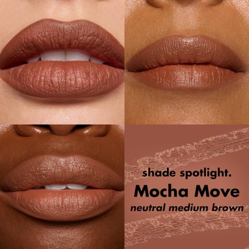 Image of e.l.f. Cream Glide Lip Liner, Highly Pigmented Pencil for Shaping & Sculpting Lips, Semi-Matte Finish, Vegan & Cruelty-Free, Mocha Move