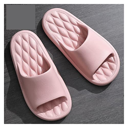 Sandalias Zapatillas de Verano for Hombre, Sandalias de baño for Interior y Exterior, Sandalias Femeninas de Fondo Grueso for el hogar, Sandalias for Hombre a la Moda fácil de Poner o Quitar (Color :