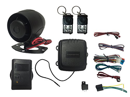 4 Channel HornBlasters Car Alarm w/ Slide Remote