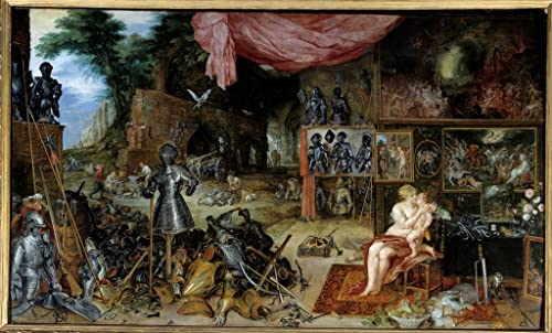 Tableau Toile Jan Brueghel Habiller Grand Mur Vide Peinture Décorative Murale 60x90cm