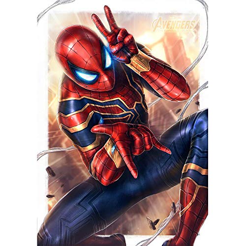 GLOOMALL Paint by Number Kits 16 x 20 inch Canvas DIY Oil Painting for Kids, Students, Adults Beginner with Brushes and Acrylic Pigment (Spiderman 3, 16 x 20 inch)