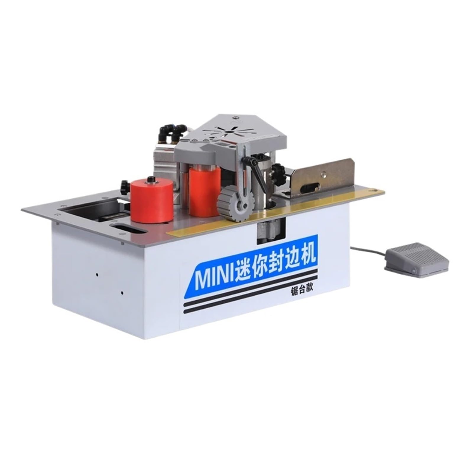 Small Edge Banding Machine Portable Wood Bander Mini PVC Melamine Sealing for Furniture Panel Woodworking Operates Smoothly Performs Well