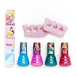 Disney Princess Non-Toxic 7 Piece Nail Polish with Nail Files
