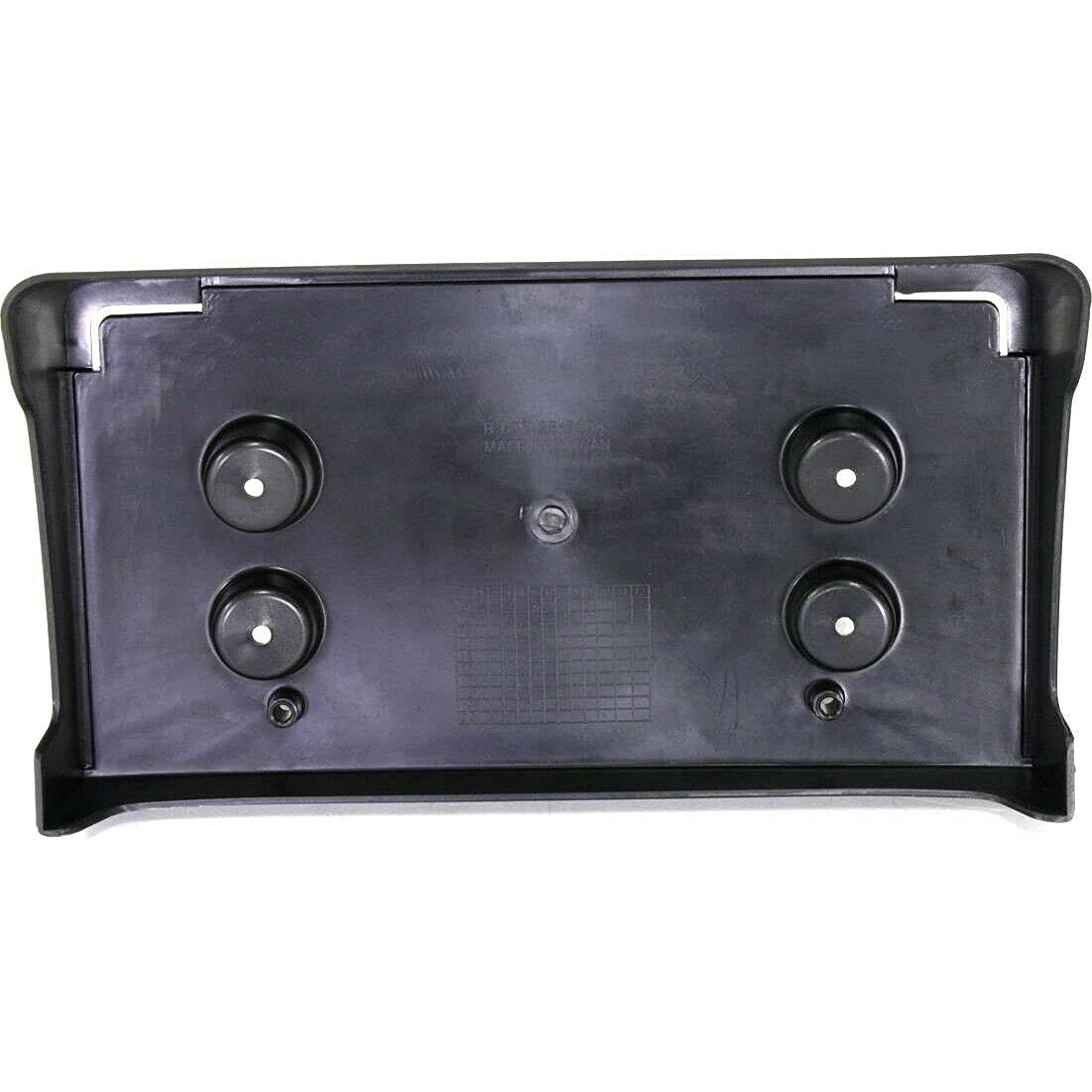 Soporte Placa Matrícula Frontal Original Cadillac SRX 2010-2016 - Nº GM 25776408, Color Negro