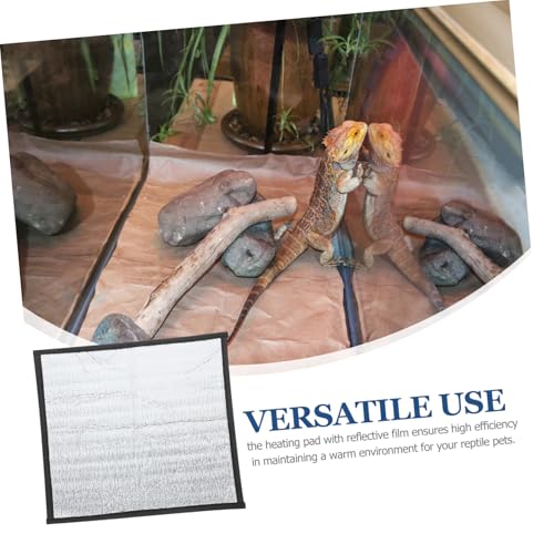 Alfombrilla térmica aluminio para terrario reptiles miniatura 4