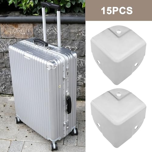 Image of The Lord of the Tools 15PCS Tool Box Corner Protectors Metal Corner Guard Tool Box Metal Angle Protector Furniture Metal Corner Protector for Boxes Table Luggage