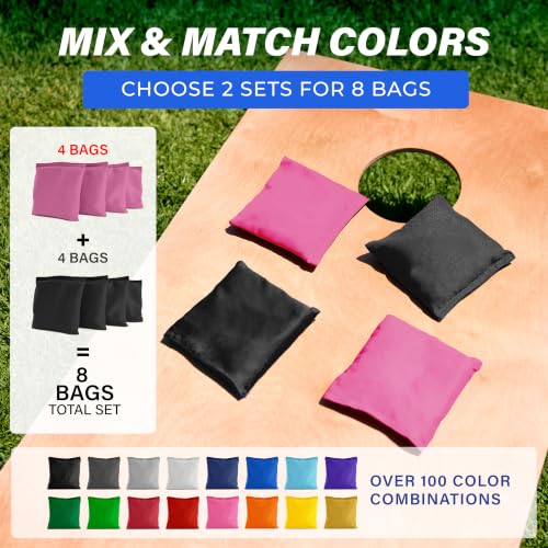 Image of GoSports Classic Cornhole Bean Bags Set of 4-16 Colors Available - Regulation All Weather, Mix and Match
