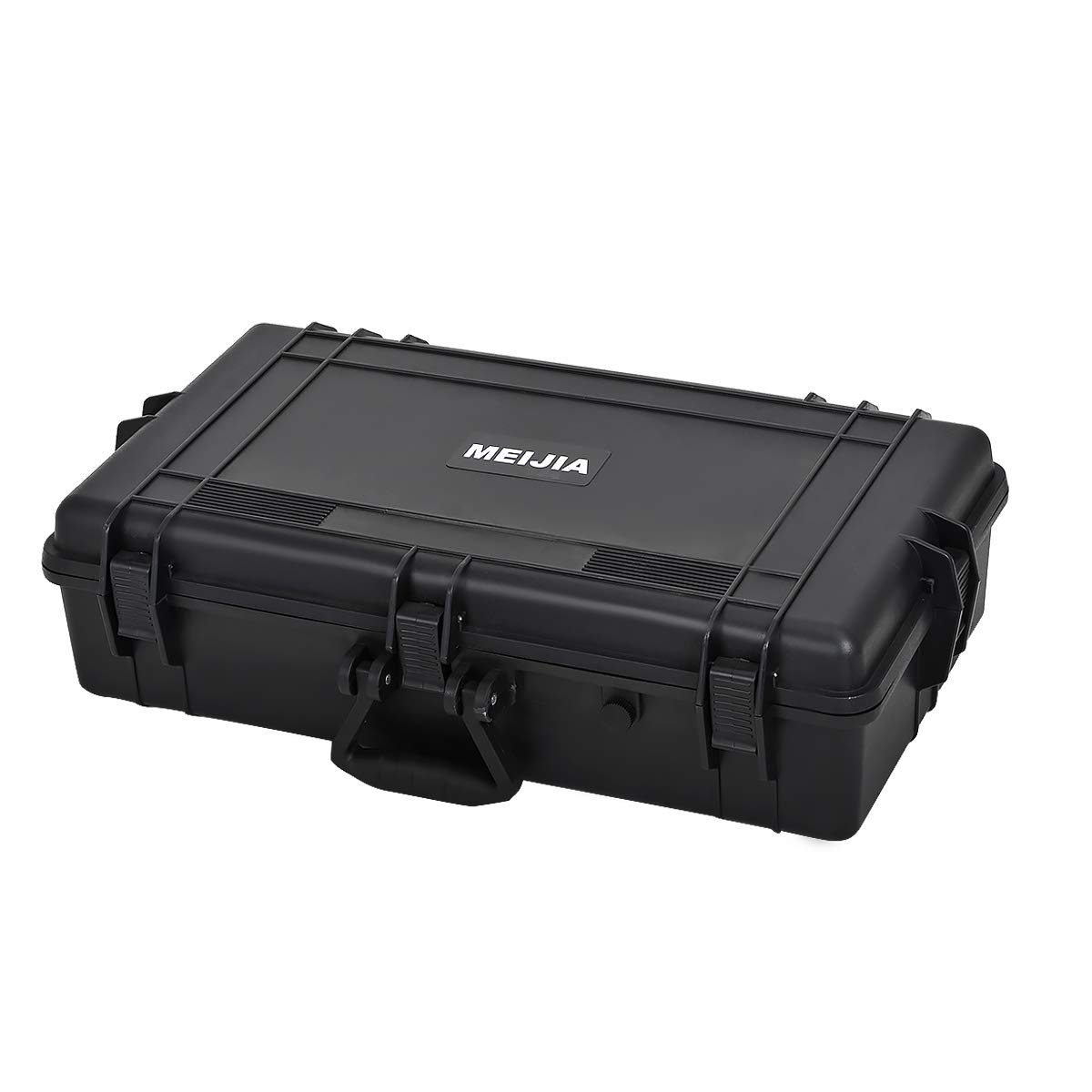 MEIJIA All Weather Waterproof Hard Camera Case,Hard Case with Customizable Fit Foam,Fit Use of Drones,Camera,Equipments,Pistols,Elegant Black (Black, 28.84"x16.92"X7.08")