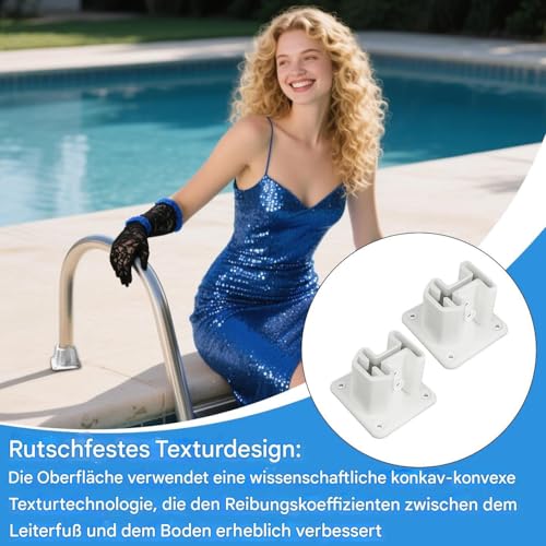 Soportes de carga de piscina para suelo cubiertas robustas y montaje de spa 5