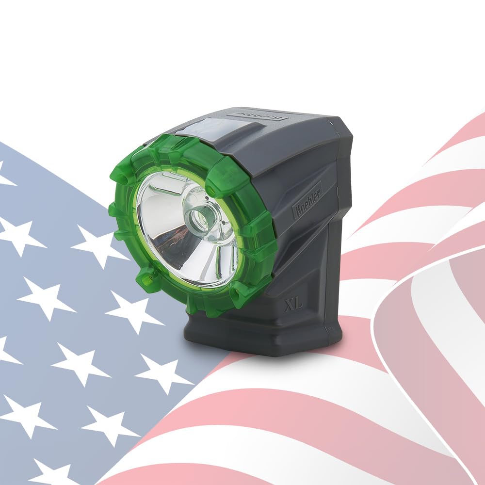 Koehler Cordless Wheat Caplamp XL-NA – 185 Lumens, 3 Modes, Bright Constant Light, Ideal for Surface Mining, Outdoor & Industrial Use – Made in USA