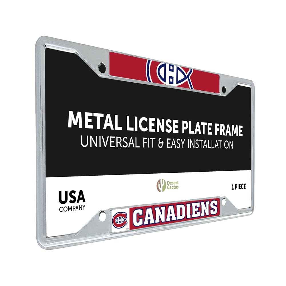 Amazon.com: Desert Cactus Montréal Canadiens License Plate Frame