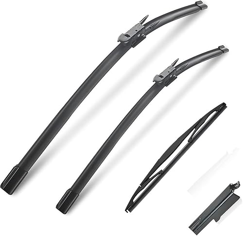 Compatible con Chevrolet Tahoe MK3 2007-2013 22 + 22 pulgadas + 12 pulgadas limpiaparabrisas delantero trasero escobillas, accesorios de cortador,