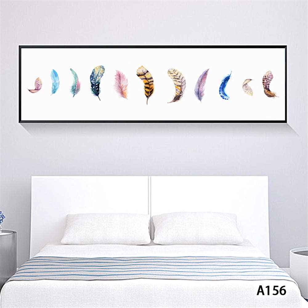 Zestaw do malowania diamentowego 5D, akcesoria dla dorosłych i dzieci, z piórami diamentowymi, haft, malarstwo kryształowe, stras, dekoracja domu, 50 x 150 cm