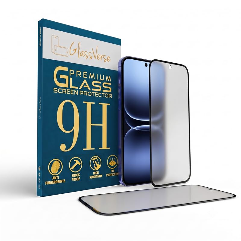 Image of GlassVerse D+ Matte Tempered Glass With 18H Hardness For Infinix Smart 20 (Pack Of 2) with Free Installation Kit. Full screen Coverage - 6.78 inch
