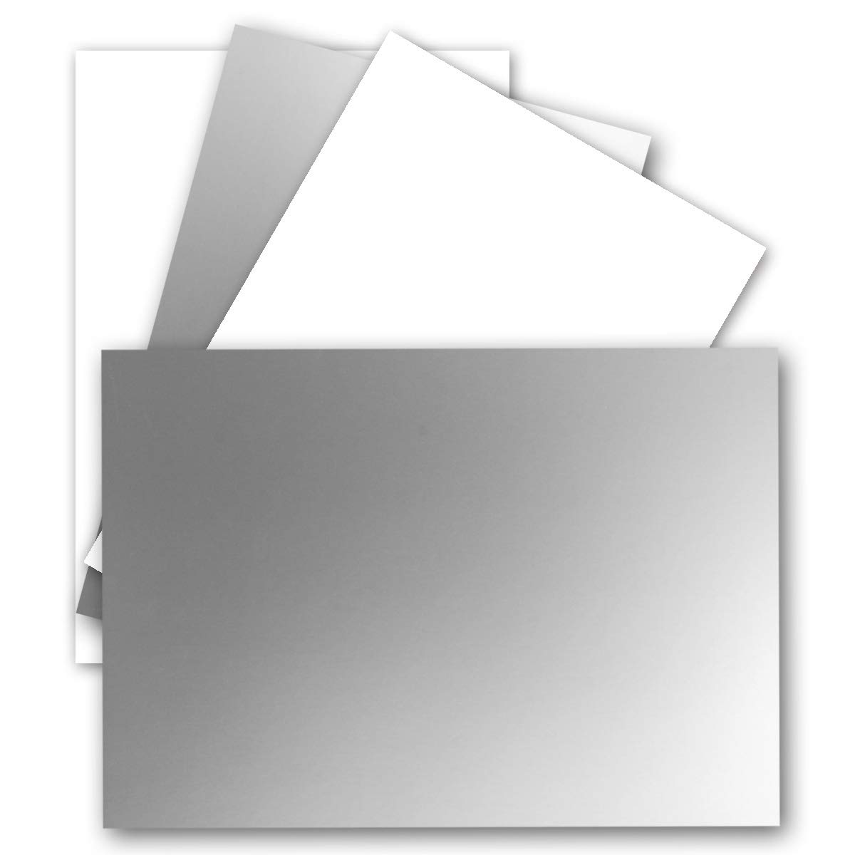 50 Biglietti Singoli DIN A7 - 240 G/m², Bianco, Per Personalizzare - Foto 10