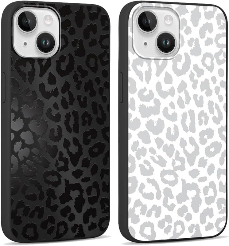 Yoedge 2 Pezzi per iPhone 14 Pro Cover 6,1, Ultra Sottile Flessibile Morbido TPU Trasparente Slim in Silicone Antiurto Bumper Protettiva Custodia per iPhone 14 Pro con Carino Disegni, Bear & Kogi