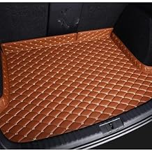 Car Boot Mats for Toyota Corolla 2007 2008 2009 2010 2011 2012,Anti Scratch & Slip Waterproof Rear Trunk Protector Mat Carpets Interior Accessories,Coffee Color