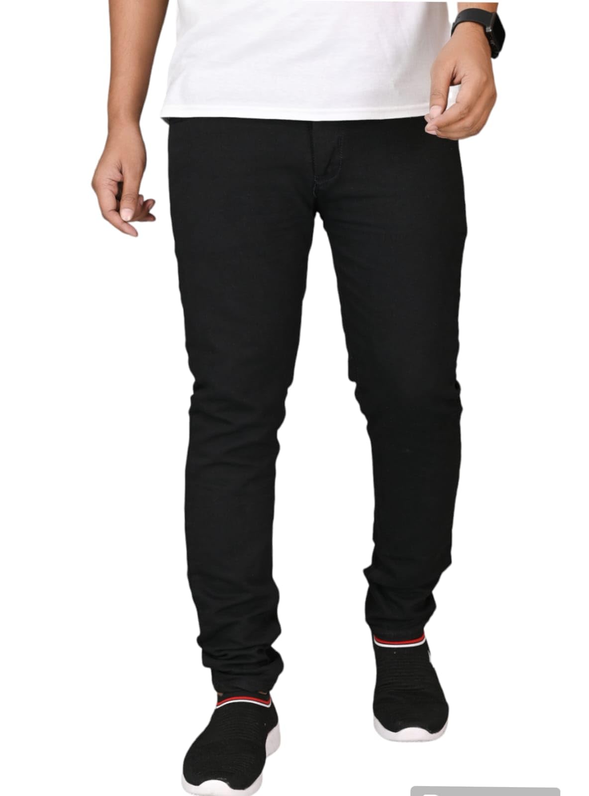 Men’s Slim Fit Mid-Rise Stretchable Denim Jeans Casual and Office Wear Soft Cotton Blend Comfortable Trendy Jeans-picture-16