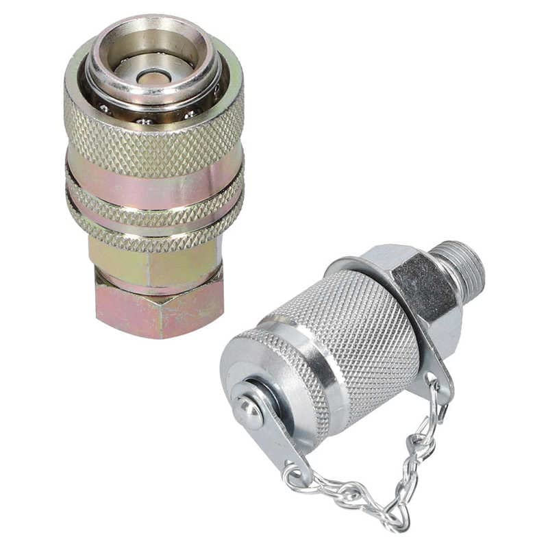 PT/PPT Quick Coupling Male to Female Connector Hydraulic Pressure Testing Adapter Supplies G1/8 Connector