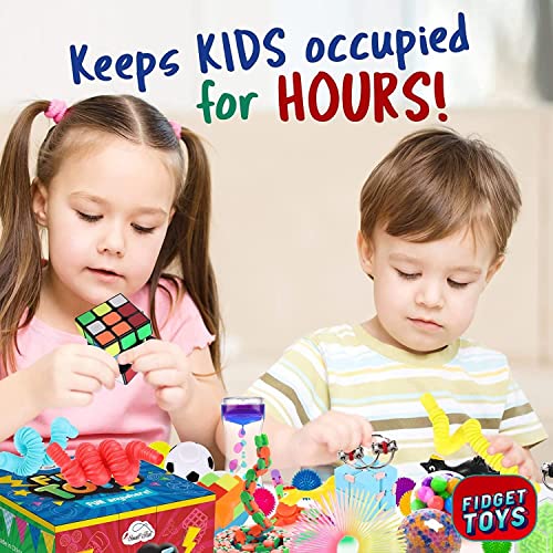 Image of De-Lite Fidget Toys Set Pack for Kids Adults Stress Relief Anti Anxiety Relax Tools Bundles Gift Present Classroom