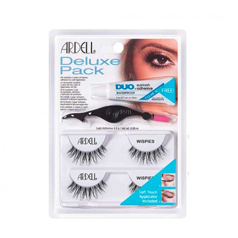 ARDELL DELUXE PACK WISPIES (WITH APPLICATOR)-68947 + Duo Clear Glue 1g