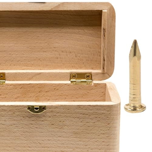 Clavos de latón 200 unidades 8 mm para muebles bricolaje cajas decorativas miniatura 2