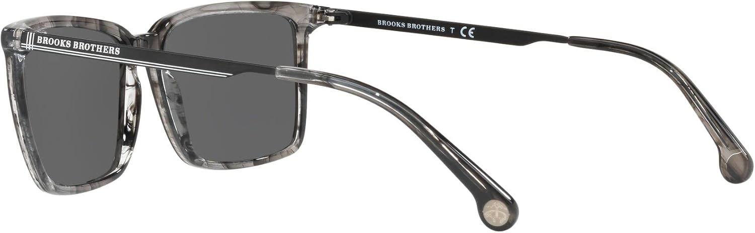Brooks Brothers mens Bb5038s Rectangular Sunglasses