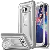 YOUMAKER Kickstand Case for Galaxy S8, Full Body with Built-in Screen Protector Heavy Duty...