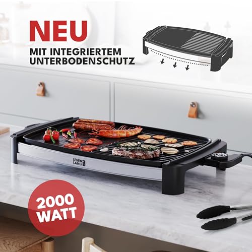 FANTASK Elektrogrill 1800W - Vielseitig & Praktisch Für Drinnen & Draußen