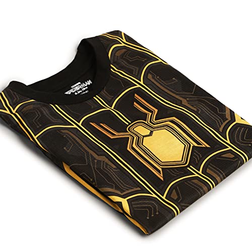 Image of Kidsville Batman Printed Regular Fit Yellow Cotton Boy's T-Shirt