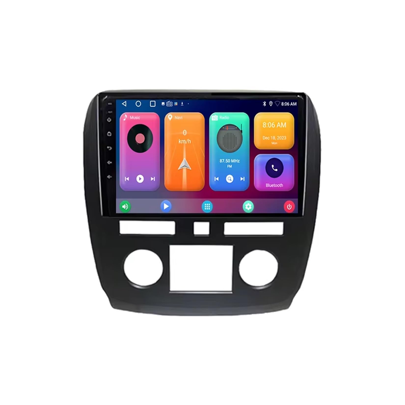 KGAIXNAndroid 13 Car Stereo for Buick Enclave 2008-2013 9" Touchscreen Car Radio Support Sat Navi WiFi 5G BT SWC RDS GPS with Wireless CarPlay Android Auto USB Backup Camera(V900:8+256GB)