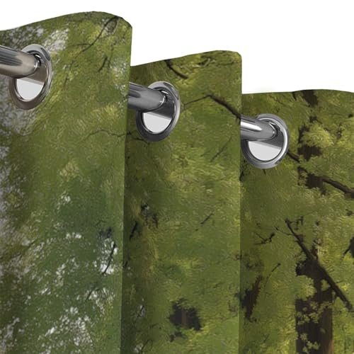 Rideau anti bruit et occultant 132x158 : isolant froid oeillets - 6