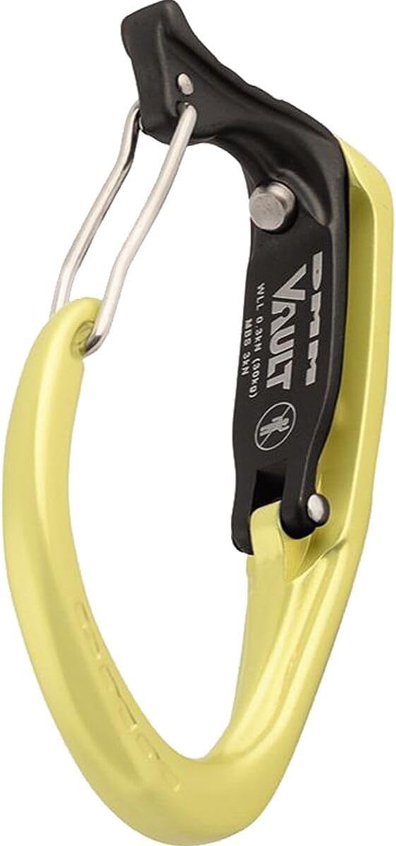 DMM Vault Wiregate Carabiner - Lime