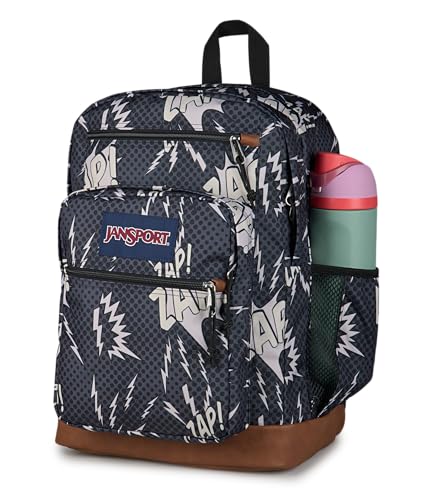 Image of JanSport Cool Backpack with 15-inch Laptop Sleeve, Large Computer Bag Rucksack with 2 Compartments, Ergonomic Straps, High Voltage