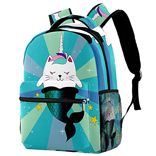 Sac à dos sirène et licorne fille garçon grand volume voyage et école