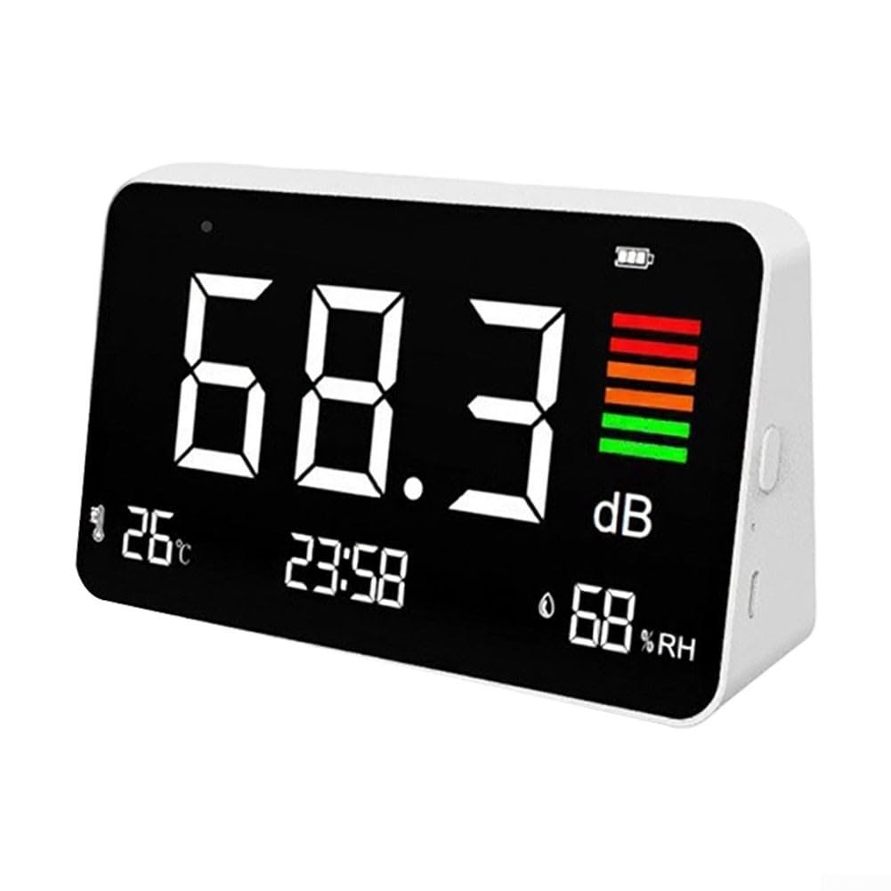 Sonómetro Digital LCD Retroiluminado para Oficina