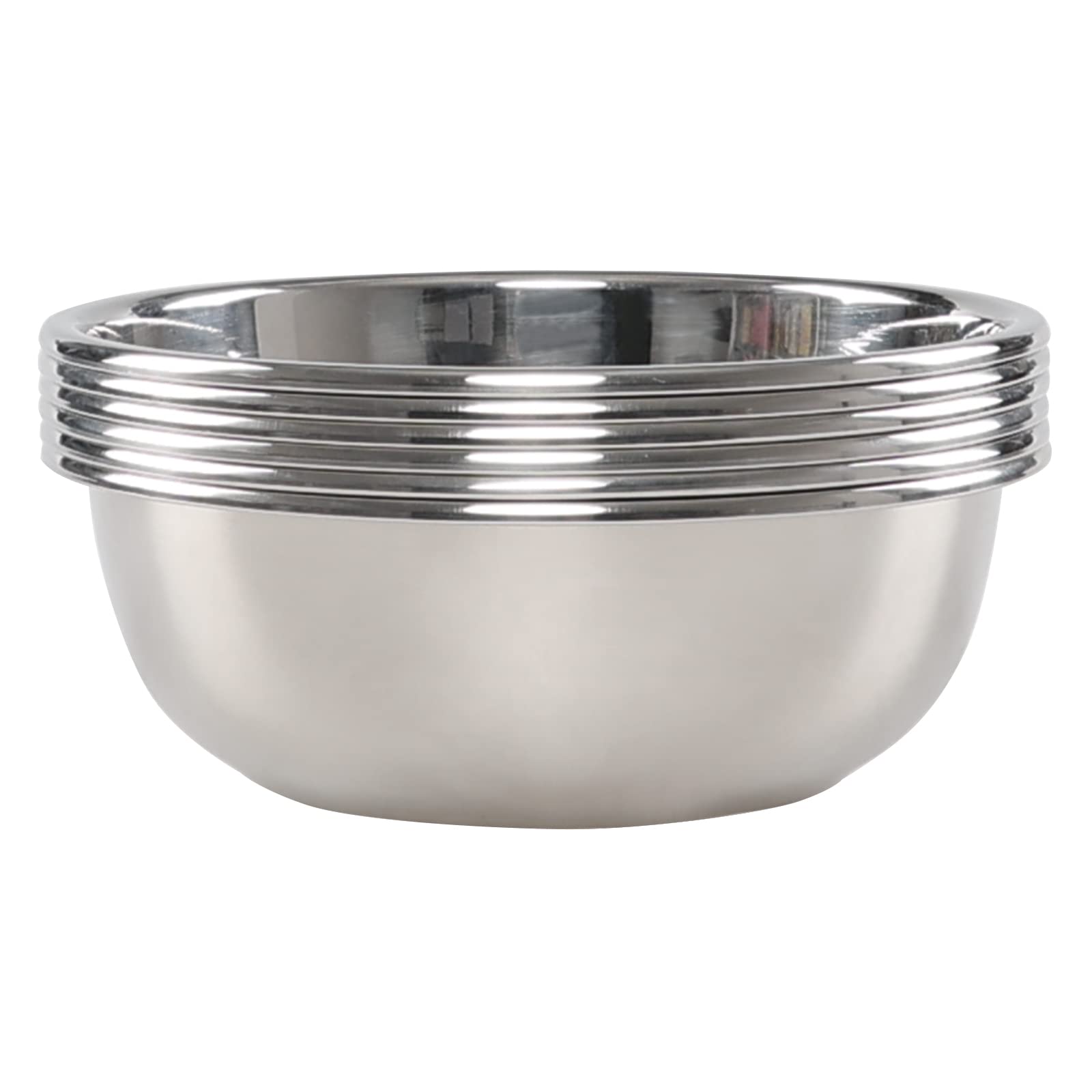 Hespama Set di 6 ciotole in acciaio inox