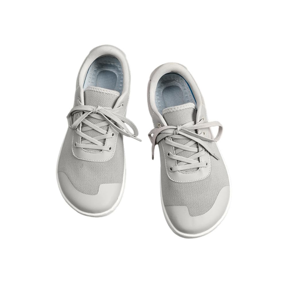 Treer Zapatillas Barefoot Hombre Verano Transpirables Zapatillas Minimalistas Barefoot Hombre Casual Zapatillas de Trail Running Pies Anchos Ligeras Calzado Zapatos para Montaña Fitness