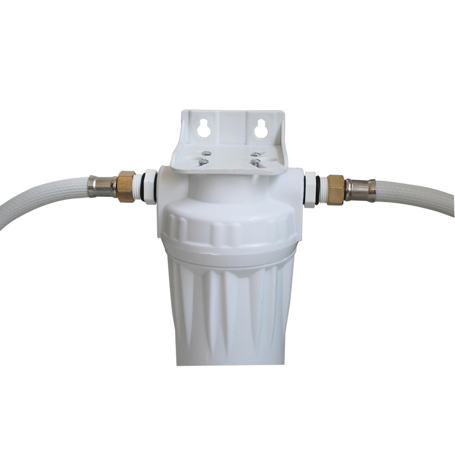 Filtro de agua para máquina de hielo industrial purificador comercial para cafetería restaurante dispensador de agua fría y caliente cartucho de filtro purificador (Tubería de agua de una sola etapa)